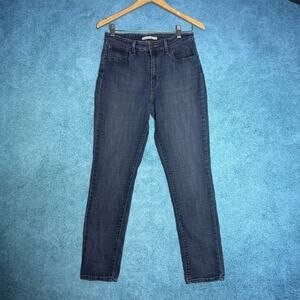 Levi's 721 Jeans Women's Size 31 Blue Denim Inseam 27" High Rise Skinny